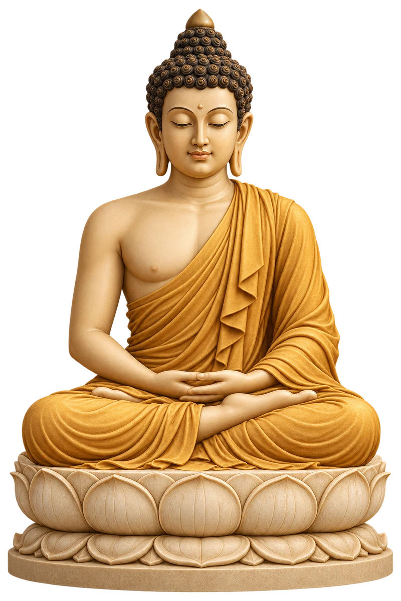 Illustration of Gautam Buddha